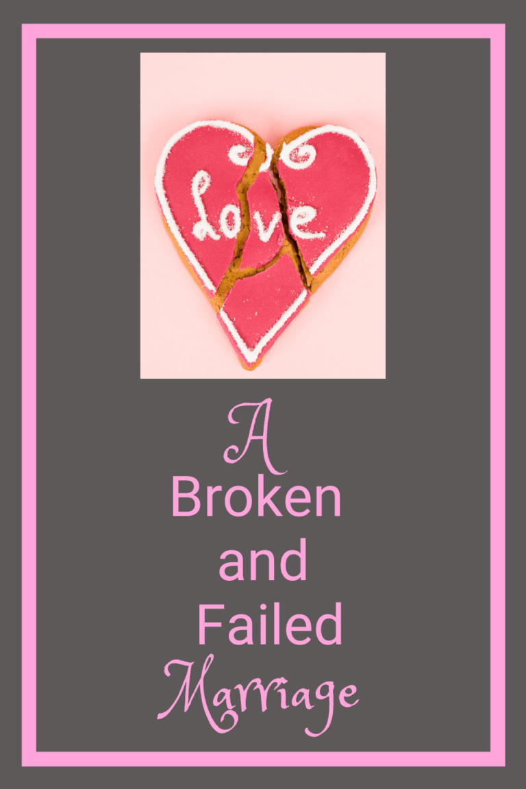 A Broken and Failed Marriage