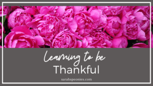 Learning to be Thankful